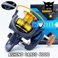 ราคา รอกสปินนิ่ง อาชิโน่ ASHINO CARIO 1000 2000 3000 4000 5000 6000 BLACK GOLD (9403292835)