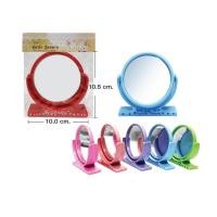 ราคา กระจกตั้งโต๊ะกลมเล็กสีหวาน (19698895196)