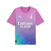 ราคา เสื้อฟุตบอล ทีม เอซี มิลาน เยือนสาม แฟนบอล ACmilan Third 23 24 เกรดAAA (20736335452)