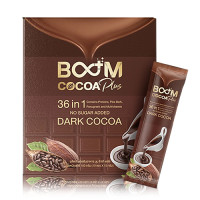 ราคา Boom Cocoa Plus โกโก้แท้ เกรดพรีเมี่ยม อร่อยไม่มีน้ำตาล คุมน้ำหนัก (20638051213)