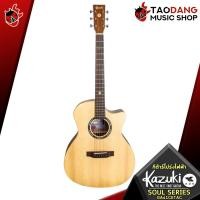 ราคา เต่าแดงลดช็อคโลกสูงสุด 50 รับส่วนลดเพิ่ม 500 MAX กีต้าร์โปร่งไฟฟ้า Kazuki Soul Series TransAcoustic พร้อมSet Up QCเล่นง่าย แท้100 ผ่อน0 ส่งฟรี เต่าแดง (12508170159)