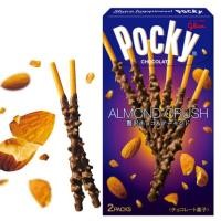 ราคา Glico Pocky chocolate crush almond กูลิโกะ ป๊อกกี้ บิสกิตชนิดแท่ง เคลือบ ช็อกโกแลตผสมอัลมอนด์ 2ซอง 23g (21104312691)