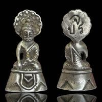 ราคา พระกริ่งปวเรศพิมพ์ฐานสูงมีรัศมี จปร ตะเกียงทอง เนื้อสัมฤทธิ์เงิน ส่งตรงปก (20686321222)