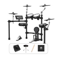 ราคา NUX DM 7X Electric Drum Kit กลองไฟฟ้า NUX DM7X หนังมุ้งทุกใบจาก REMO (9616505851)