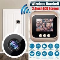 ราคา Door Bell with Camera LED Smart Video Doorbell HD 720P Night Vision PIR Motion Detection 2 4 Display for Home (20026272806)
