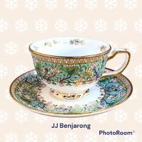 ราคา ชุดชา กาแฟเบญจรงค์ 1 ชุด ทรง MAGNOLIA 220 ml ONE tea coffee cup and saucer by JJ Benjarong (17176568986)