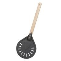 ราคา 8 Inch Small Pizza Peel Paddle Short Round Pizza Tool Non Wooden Handle Perforated Aluminum Pizza Peel Shovel (20578130460)
