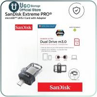 ราคา Sandisk แฟลชไดร์ฟ Dual Drive OTG USB 32GB 64GB 128GB 256GB 512GB รุ่น m3 0 CLEAR จัดส่งภายใน 24 ชั่วโมง (20980775196)