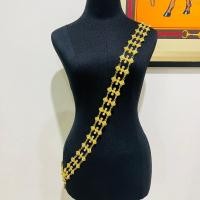 ราคา สร้อยสังวาลย์ เครื่องประดับตกแต่งชุดไทย มี 3 สีให้เลือก ชุบทอง เงินรมดำ เงิน สินค้าพร้อมส่งจากประเทศไทย (20750903461)