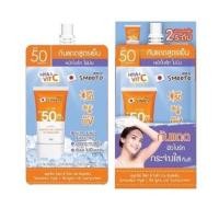ราคา ซอง กล่อง6ซอง ใหม่ Smooto สมูทโตะ ไฮยา ซี ไบร์ท อัพ ซันสกรีน กันแดดสูตรเย็น Smooto สมูทโตะ กันแดด สูตรเย็น ไฮยา ซี ไบร์ท อัพ ซันสกรีน SPF50 PA (14406057738)