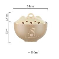 ราคา ชามเซรามิคญี่ปุ่น มีฝาปิดหน้าแมว Cat Bowl ร้านไทยพร้อมส่ง Café Ceramic (18379016878)