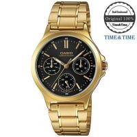ราคา Time Time Casio Standard นาฬิกาข้อมือผู้หญิง สีทอง ดำ สายสแตนเลส รุ่น LTP V300G 1AUDF ประกัน CMG (14538768)