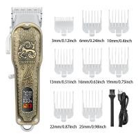 ราคา Hiena ปัตตาเลี่ยนตัดผมมีที่หนีบผมมีจอ LCD แบบไร้สายที่ตัดขนที่ตัดขนระดับมืออาชีพ HYN 203B ใหม่ (21170888983)