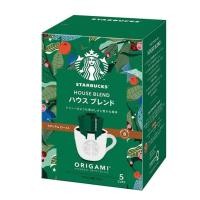 ราคา STARBUCKS Origami House Blend Drip Coffee Ground สตาร์บัค กาแฟคั่วบด ดิฟ เฮาส์ เบลนด์ 9g x 5 cups (7605444603)
