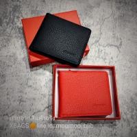 ราคา ของจริงพร้อมส่ง กระเป๋าสตางค์หนัง SP ดำ แดง ปั้มโลโก้ ด้านในเป็นผ้า มีช่องใส่เหรียญ ใส่แบงค์พันได้ มีกล่องให้ทุกใบ (16440213290)