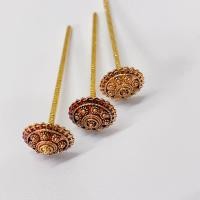 ราคา ปิ่นปักผม ชุดไทย ปิ่นติดผมทรงกลม สีทอง สีดำเงิน สีบรอนซ์ (21141436859)