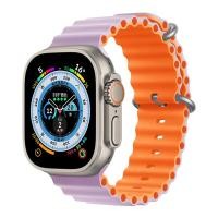 ราคา Ocean Strap For Apple Watch Band Ultra 49mm 44mm 40mm 45mm 41mm 42mm 38mm Band Silicone iWatch Bracelet 7 6 4 5 3 se 8 Strap (19568139116)