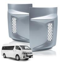 ราคา ฝาครอบใต้ไฟท้าย 2 ชิ้น สีบอร์น สำหรับ Toyota Hiace Commuter ปี 2005 2018 (21027689033)