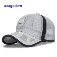 ราคา แฟชั่นฤดูร้อนตาข่ายหมวกเบสบอลสำหรับผู้ชายผู้หญิง Trucker ตาข่ายหมวกหมวกเบสบอลกีฬากลางแจ้งวิ่งหมวก (15406832729)