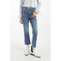 ราคา ESP กางเกงยีนส์ทรงแฟลร์ ผู้หญิง Front Pockets Flare Leg Jeans 05952 (20824848040)