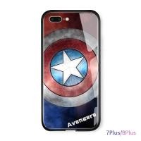 ราคา สำหรับ iPhone X XS XR XS MAX 5 5S SE 6 6S 7 8 Plus Case Marvel กัปตันอเมริกาไอรอนแมน Spiderman เคสกันกระแทกกระจกเทมเปอร์กรณีฝาหลัง (756518552)