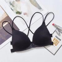ราคา เสื้อชั้นในผู้หญิง รุ่นB 021 บราแต่งสายคู่ ไร้ขอบ ไร้โครง แต่งสายไขว้ด้านหลัง ราคาถูก พร้อมส่ง ชุดชั้นใน (6331086396)