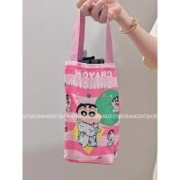 ราคา ถุงใส่แก้วเยติ กระเป๋าใส่แก้วเยติ กระเป๋าใส่ขวดน้ำ แบบพกพา ขนาด 20 30 ออนซ์ ชินจังน่ารัก พร้อมส่ง (19761077469)