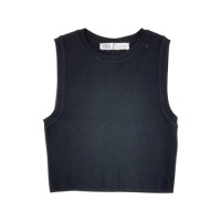 ราคา Zara เสื้อครอปแขนกุด Used Like New Preloved (20604369727)