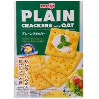 ราคา Meiji plain crackers แครกเกอร์กรอบ เมจิเพลน 3 รสชาติ ดั้งเดิม ผสมข้าวโอ๊ต ผสมสาหร่าย Meiji Plain cracker 104 กรัม (19464474434)