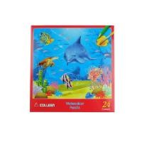 ราคา COLLEEN สีไม้ระบายน้ำ 24 สี (19515415283)