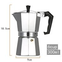 ราคา พร้อมส่ง Moka Pot กาต้มกาแฟสด มอคค่าพอท หม้อชงกาแฟ เครื่องชงกาแฟ อลูมิเนียม (17522622407)