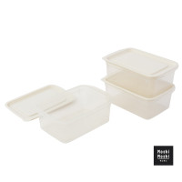 ราคา Moshi Moshi ชุดกล่องอาหาร กล่องข้าว 1 ชุด 3 กล่อง ขนาด 300 ml และ 1050 ml รุ่น 7100042501 42509 (20356723652)