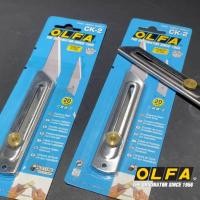 ราคา มึดตอนกิ่งไม้ OLFA โอฟ่า รุ่น CK 2 มีดคัตเตอร์ด้ามสแตนเลสงานไม้ตอนกิ่ง ใบมีดสแตนเลส ปลายแหลม มีความคมสูง ตัวด้ามผลิตจากสแตนเลสคุณภาพดี (13152919403)