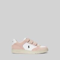 ราคา Sale Polo Ralph Lauren รองเท้าผู้หญิง Sneaker Court Leather Canvas Sneaker รุ่น WAPSFTW0CT20089 สีขาว (20481361183)