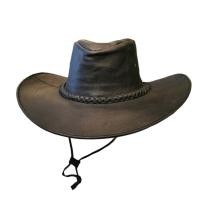 ราคา หมวกคาวบอยหนังแท้ 100 กันแดดชาย หน้าเรียบ Cowboy Hat ใส่ได้ทั้งชายและหญิง (20549451426)