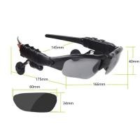 ราคา แว่นกันแดดบลูทูธไร้สาย Bluetooth Sunglasses เปลี่ยนเลนส์ได้ 2สี สำหรับกลางวันและกลางคืน (19801663181)