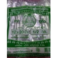ราคา ถุงหิ้วใสไฮโซ เนื้อPP ปูเขียว (21182400314)