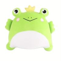 ราคา หมอนตุ๊กตาหนานุ่มรูปมงกุฎกบสีเขียวน่ารักขนาด20ซม หมอนตุ๊กตาอนิเมะแมวญี่ปุ่นของเล่นสำหรับเด็กของขวัญวันคริสต์มาส (21170632842)