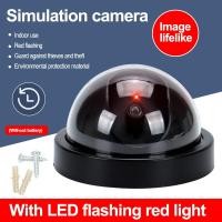 ราคา Dummy Fake Security CCTV Dome Camera Simulation Monitor With LED Flashing Light Outdoor And Indoor Use For Homes Business (16103260563)