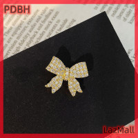 ราคา PDBH Fashion Store แฟลชเซล1ชิ้นเข็มกลัดเข็มกลัดโบว์ติดเพชรเข็มกลัดรูปธนูพลอยเป็นประกาย (20062190076)