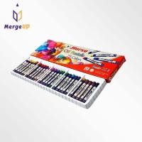 ราคา สีชอล์คน้ำมัน ตราม้า Horse Oil pastels 12 สี 16 สี 25 สี (7979060250)
