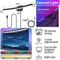 ราคา โคมไฟมอนิเตอร์ Touch Dimming Monitor Hanging Lamp USB โคมไฟแขวนจอคอม RGB Backlight Screen Light Bar สำหรับโคมไฟอ่านห (20970782138)