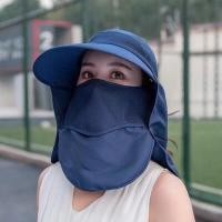 ราคา หมวกชาวสวน กันUV ผ้าดีงานดี หมวกกันแดด 360 องศา หมวกคลุมหน้ากันแดด (5561194750)