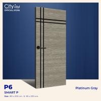 ราคา ประตู วงกบ Combo Set โมเดิร์น gray ประตูสำเร็จรูป SMART HDF วงกบไม้จ๊อยซ์ สีโอ็คดำ ประตูภายใน ประตูโมเดิร์น ประตูห้องนอน ประตูห้องทำงาน (18509224592)