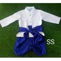 ราคา ชุดไทยเด็ก ชุดราชปะแตน ชุดเจ้าคุณ เสื้อ โจง แถมฟรี ผ้าคาดเอว น้อง 1ปี 14 ปี พร้อมส่ง (15116147541)