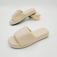 ราคา รองเท้าแตะลำลอง ทรงสวม สไตล์ Zara พื้นนิ่ม ส้นสูง 1 นิ้ว แนะนำเพิ่ม 1 ไซส์ รุ่น M2300 (19130555131)