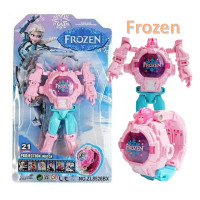 ราคา พร้อมส่ง นาฬิกาเด็ก นาฬิกาหุ่นยนต์ แปลงร่าง นาฬิกาซุปเปอร์ฮีโร่ มีไฟฉายแสง นาฬิกาข้อมือแปลงร่างได้ RC117 (10413812540)
