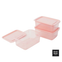 ราคา Moshi Moshi ชุดกล่องอาหาร กล่องข้าว 1 ชุด 3 กล่อง ขนาด 300 ml และ 1050 ml รุ่น 7100042501 42509 (20356723650)