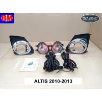 ราคา ไฟตัดหมอก อัลติส ALTIS TOYOTA 2010 2011 2012 2013 ขอบโครเมี่ยม เลนส์แก้ว TY019C (14172464495)