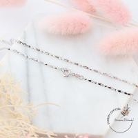 ราคา พร้อมส่ง สร้อยคอ ชุบทองคำขาว ไม่ลอกไม่ดำ ใส่อาบน้ำได้ สร้อยคออิตาลี437 (14022983825)